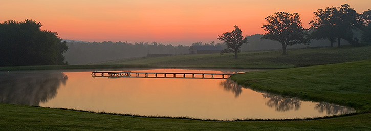 Almost Sunrise, Stanardsville Pond, VA